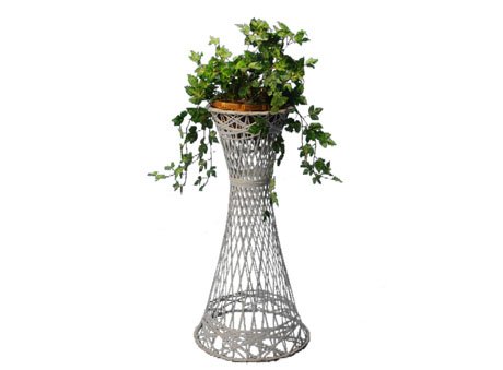 36” Wicker Plant Stand for Rent