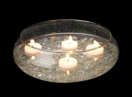 Floating Candle Bowl Vase