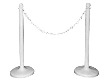 Plastic Stanchion and Chain