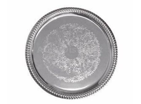 14” Round Chrome Serving Tray