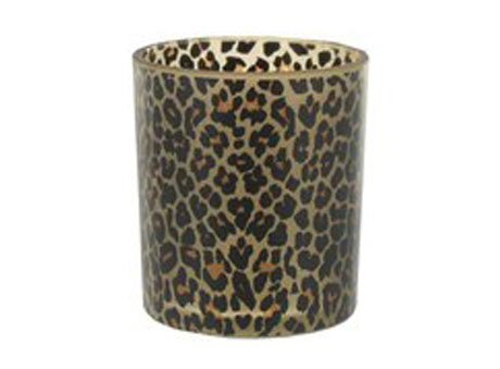 leopard print tea light holders