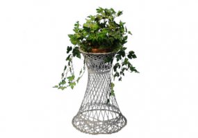 24” Wicker Plant Stand for Rent