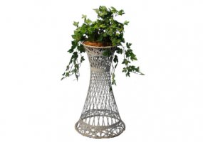 30” Wicker Plant Stand for Rent