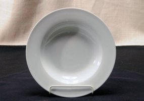 8 1/2” Classic White China Soup Bowl
