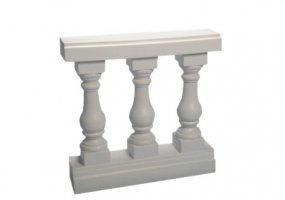 35” Tall Balustrades for Rent