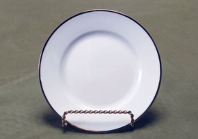 6 1/2” White China with Gold Rim Bread & Butter/Dessert Plate